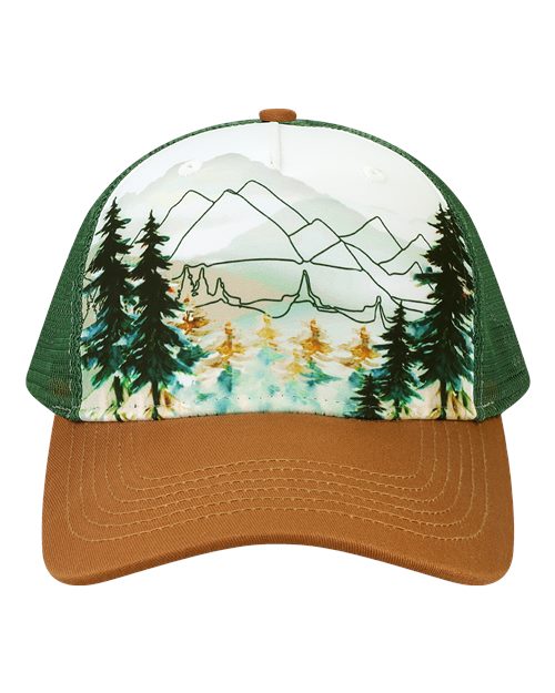 The "Backwoods Scenery" Trucker Hat - Rogue Life Co. ROGUE LIFE Co. Hat