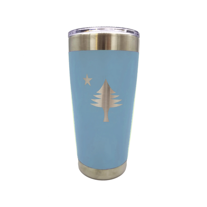 Rogue Life Durable Maine Flag Insulated SS Tumbler Large