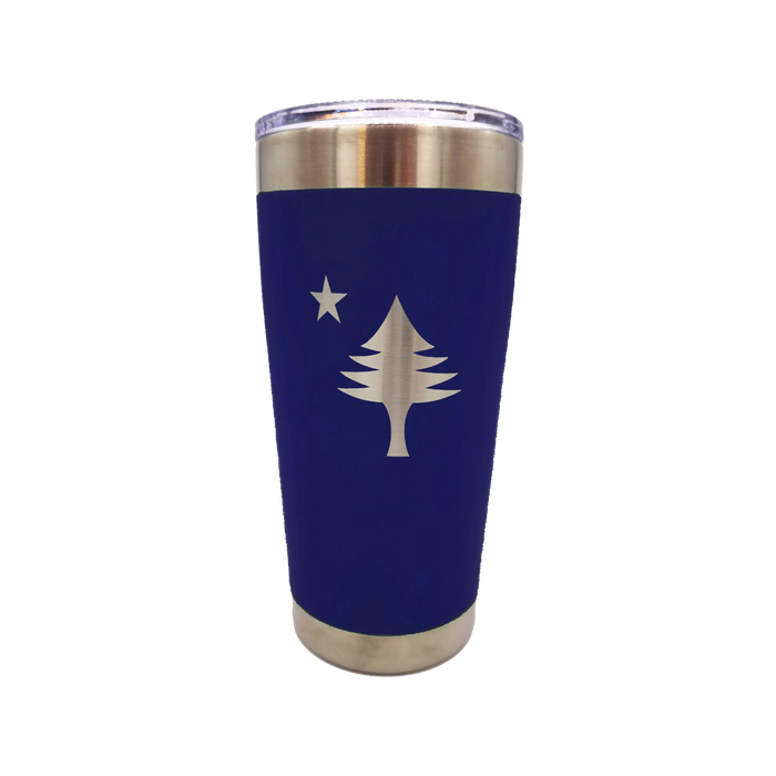 Rogue Life Durable Maine Flag Insulated SS Tumbler Large