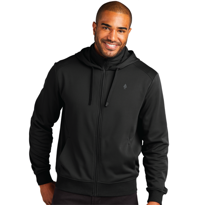 Men's Black Full Zip Hoodie