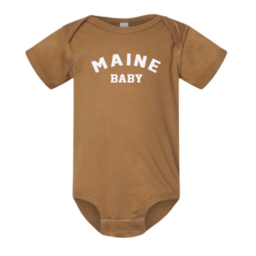 Infant Maine Baby Onesie SHOP ROGUE WEAR baby 24-Mos-Coyote-Brown