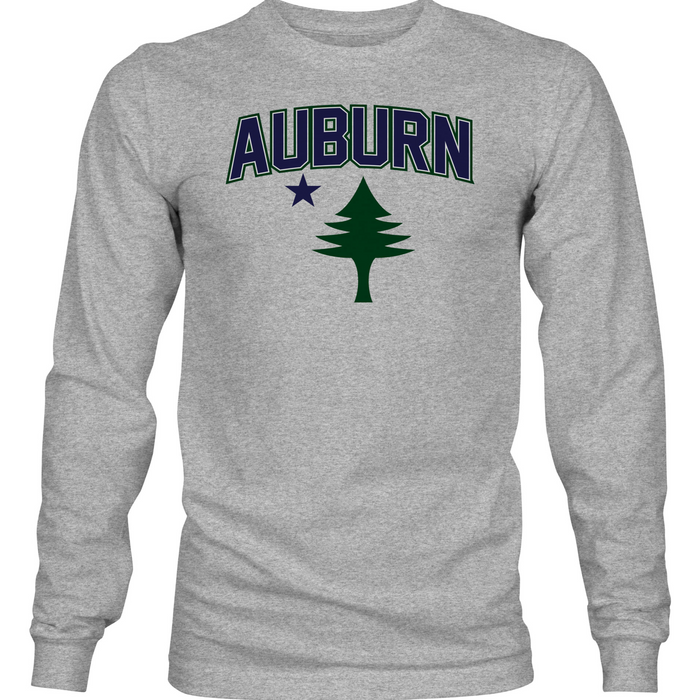 "Auburn" Flag Long Sleeve Tee