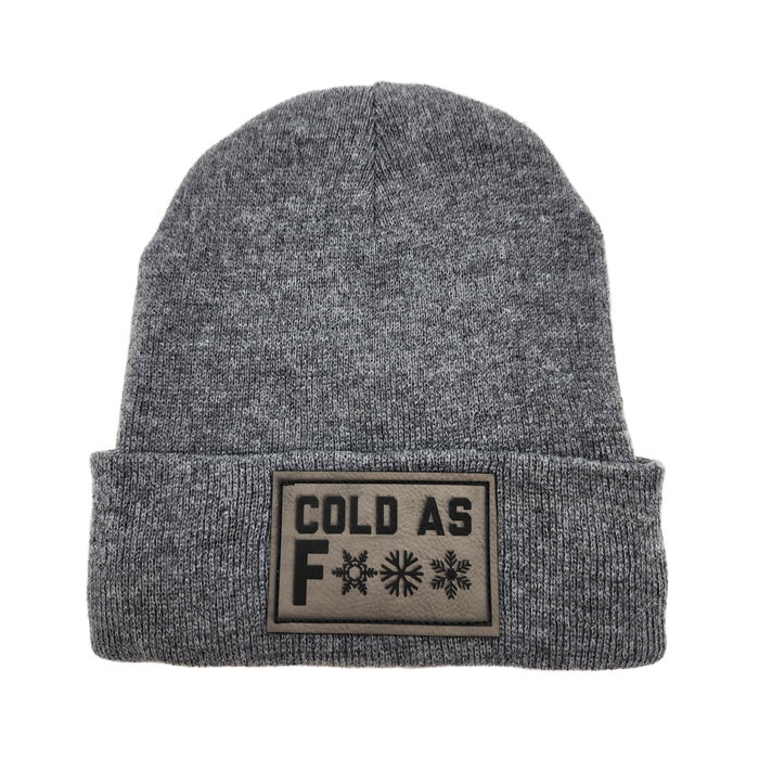 Cold as F Lined Knit Beanie -Assorted Colors