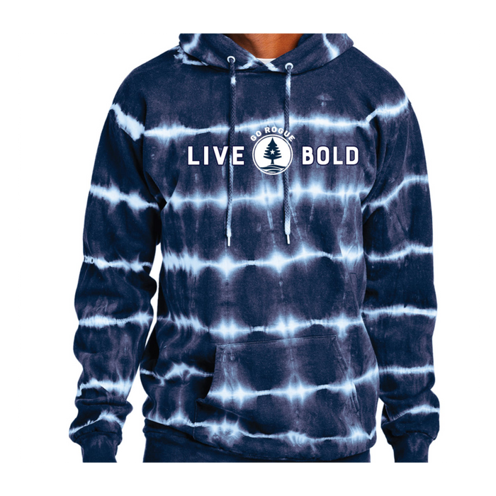 Rogue Life Live Bold Tie Dye Hoodie