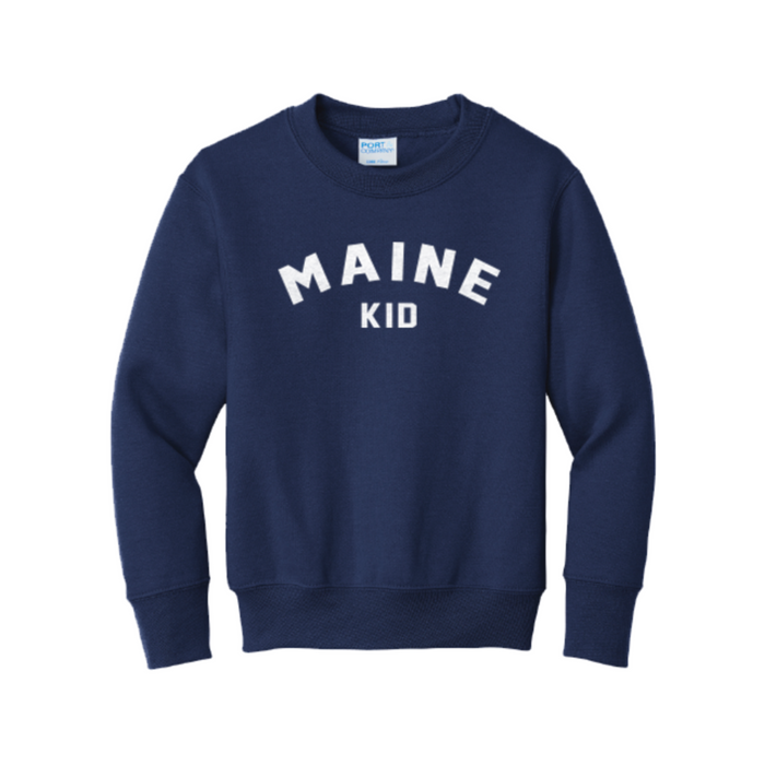 Maine Kid (Youth Size) Crew Sweatshirt