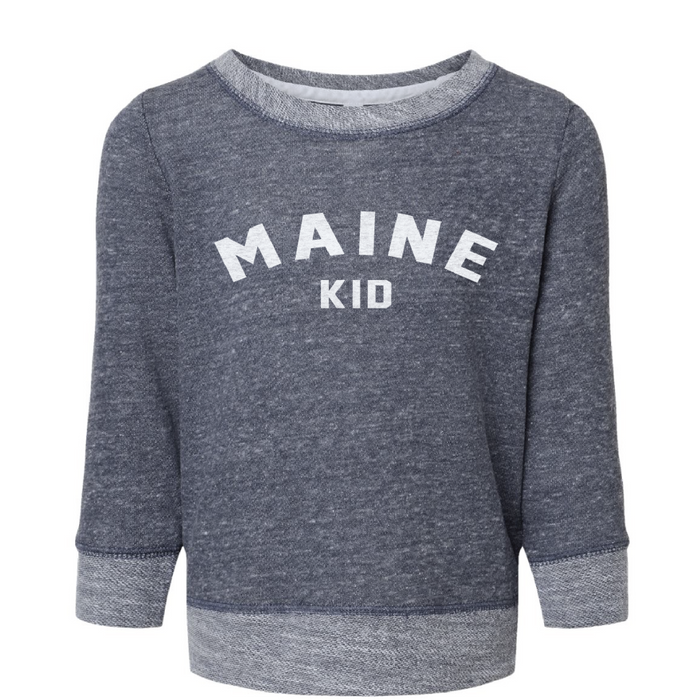 Toddler Crew Elbow Patch Maine Kid