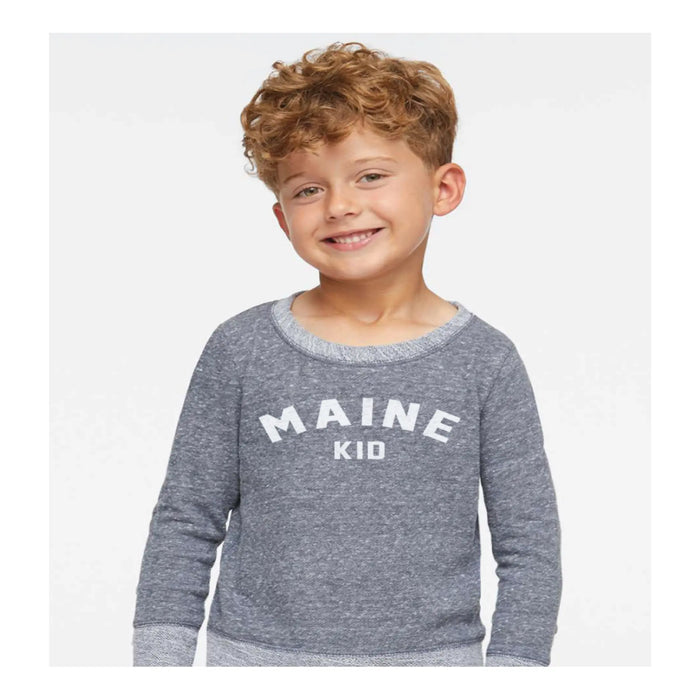 Toddler Crew Elbow Patch Maine Kid