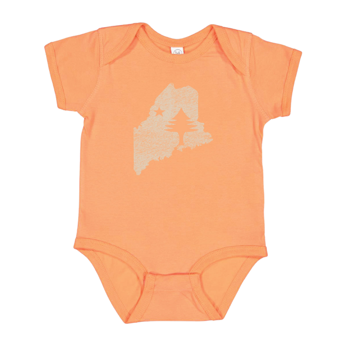 Infant Onesie Maine State Flag