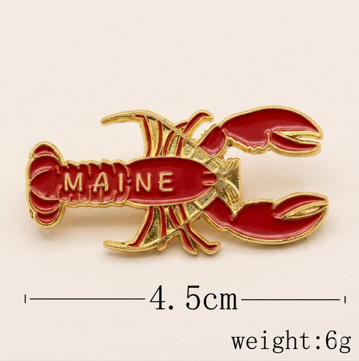 Coastal Charm: Maine Lobster Enamel Pin ROGUE LIFE Co. pin