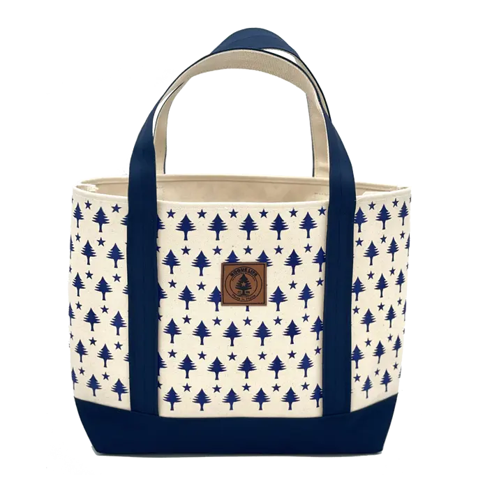 All Over Trees Large Tote — ROGUE LIFE MAINE