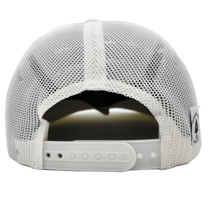 MAINE Flag All White Trucker Hat