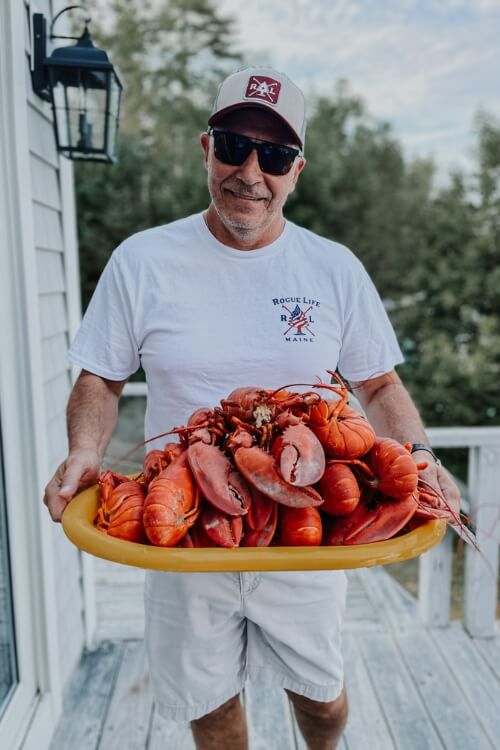 celebrate the 4th the Rogue life maine way - t-shirts cap lobsters relax weekend everyday apparel durable