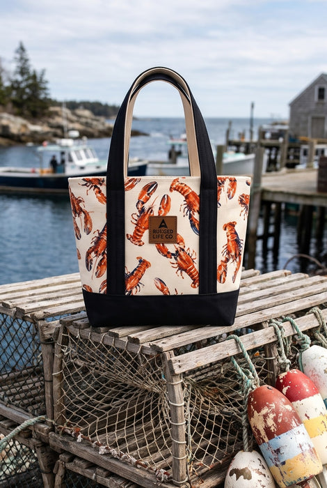 Maine Lobster Canvas Tote | Made in Maine ROGUE LIFE Co. Totes