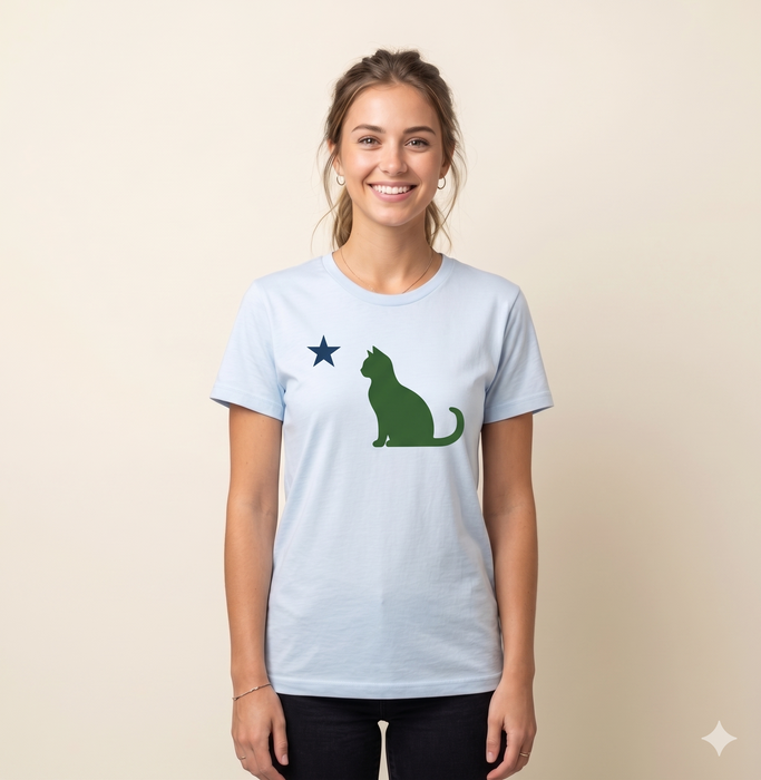 Maine Cat Flag Tee