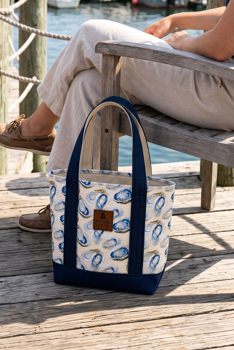 Maine Oyster Canvas Tote | Made in Maine ROGUE LIFE Co. Totes