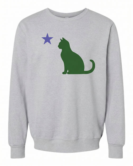 Maine Cat Flag Crewneck Sweater ROGUE LIFE Co. Sweatshirt