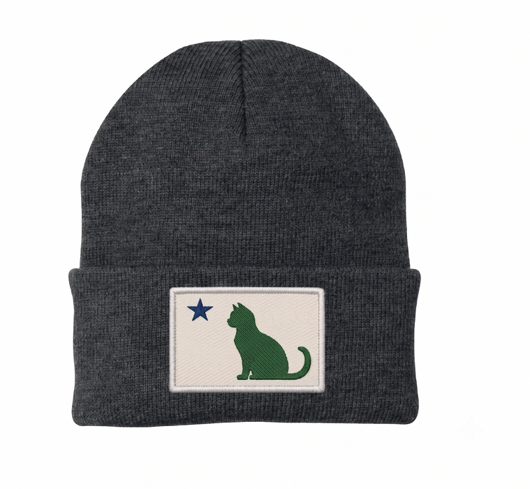 Maine Cat Flag Unlined Knit Beanie ROGUE LIFE Co. Beanies