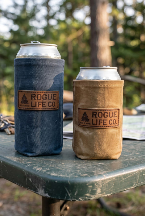 Handmade Waxed Cotton Koozie ROGUE LIFE Co. Koozie