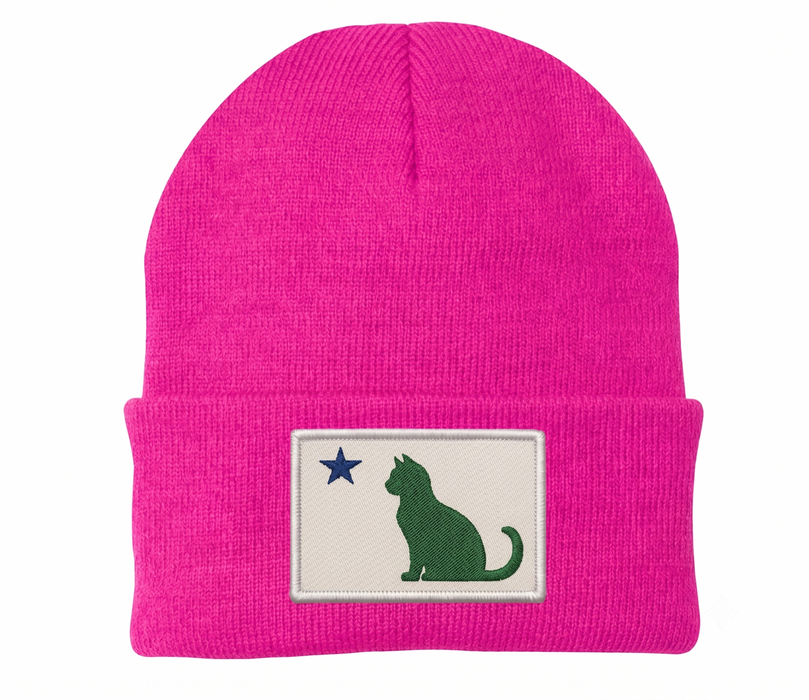 Maine Cat Flag Unlined Knit Beanie ROGUE LIFE Co. Beanies