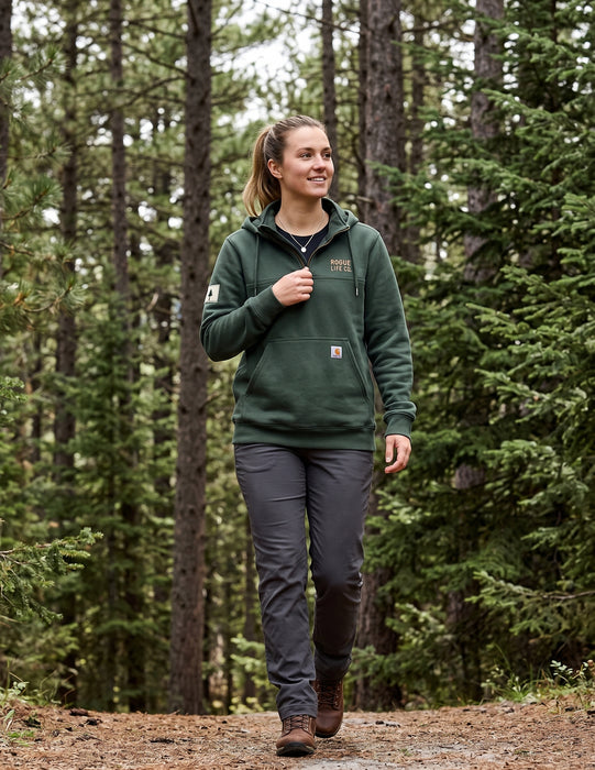 Rogue Life Co. Carhartt Rain Defender® Heavyweight Hooded Sweatshirt - Forest