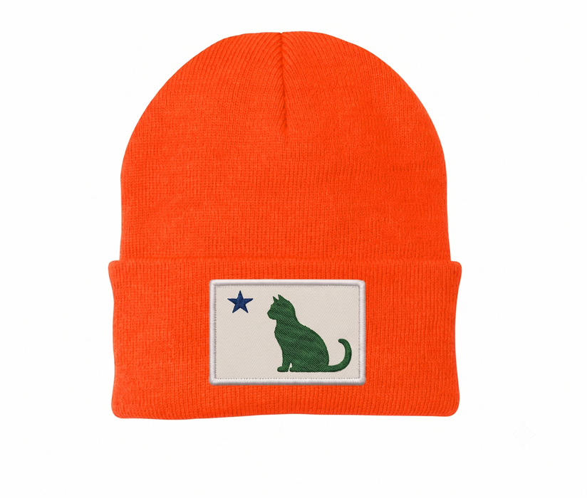 Maine Cat Flag Unlined Knit Beanie ROGUE LIFE Co. Beanies