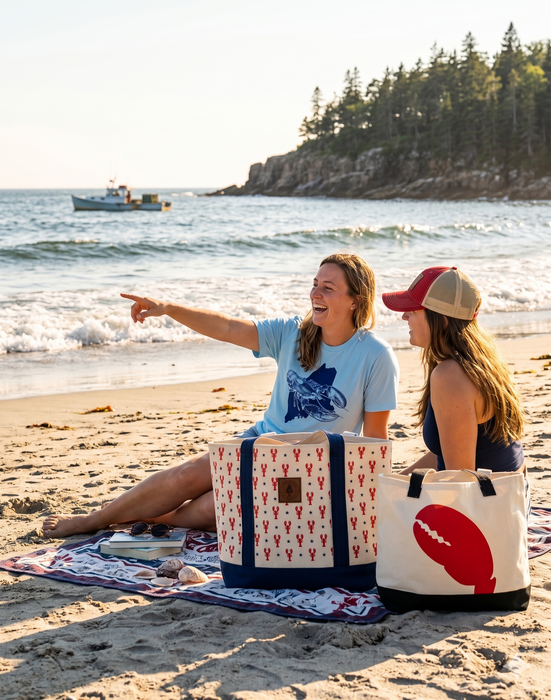 All Over Lobsters Large Tote SHOP ROGUE WEAR Bags