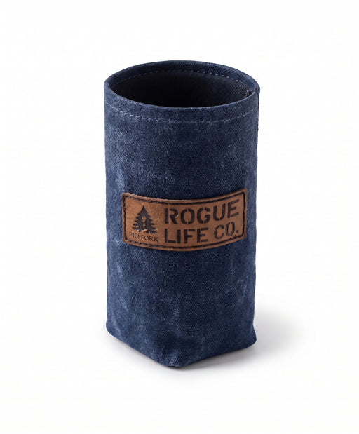 Handmade Waxed Cotton Beverage Holder ROGUE LIFE Co. Koozie