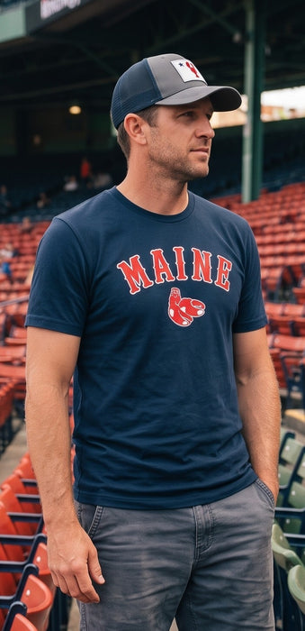 Maine Red Sox-Style Lobster Claw T-Shirt ROGUE LIFE Co. T-Shirt