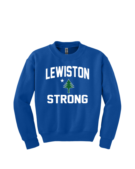 YOUTH Lewiston Strong Fundraiser Crewneck Sweatshirt