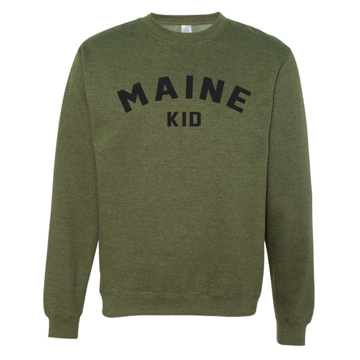 Maine K-I-D (Adult Size) Crew Sweatshirt