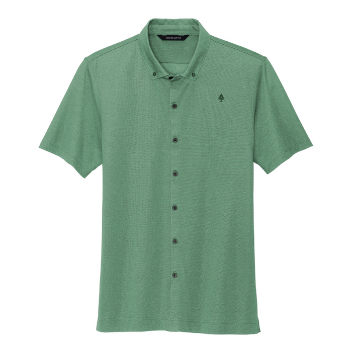 Mens Button Down Polo