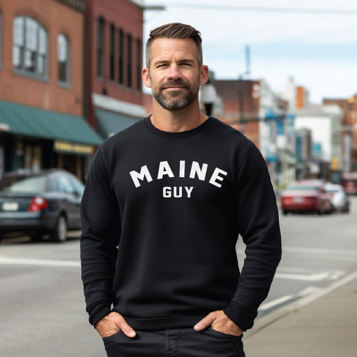 Maine Guy (Adult Size) Crew Sweatshirt