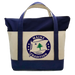 Maine Tradition Flag Tote Bag SHOP ROGUE WEAR Bags LG-with-Zip-Top