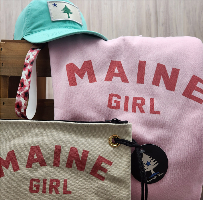 MAINE Flag Patch Twill Hat