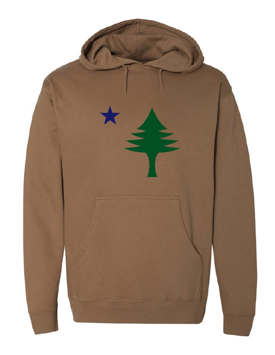 Vintage 1901 Maine State Flag Hoodie
