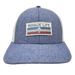 Women's Fit Pastel RLM Heathered Trucker Hat SHOP ROGUE WEAR Hats Color-Blue-White