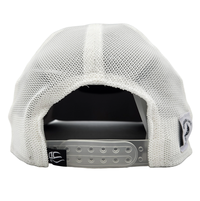 MAINE Flag White Patch Trucker Hat