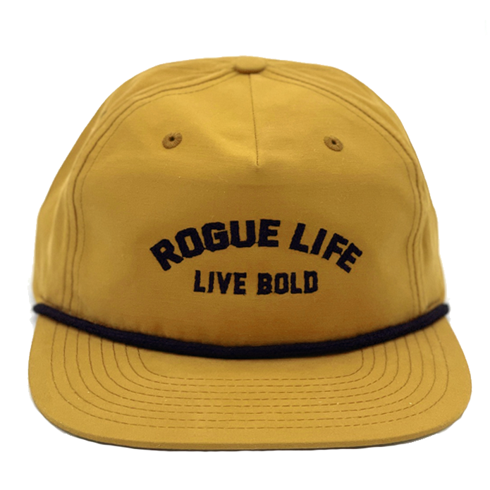 Rogue Life Live Bold Rope Embroidered Hat