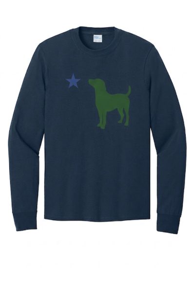 Maine Dog Flag Long Sleeve Tee ROGUE LIFE Co. Long Sleeve