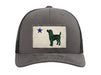 Maine Dog Flag Embroidered Patch Structured Trucker Hat ROGUE LIFE Co. Hat