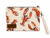 Coastal Collection Wristlet – Watercolor Lobster ROGUE LIFE Co. Wristlet