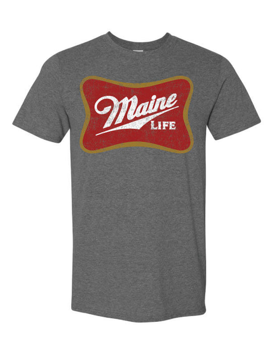 Rogue Life Maine_ Gray T-shirt 100% cotton