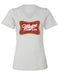 Rogue Life Maine_ White T-shirt V-neck 100% cotton Relaxed Fit 