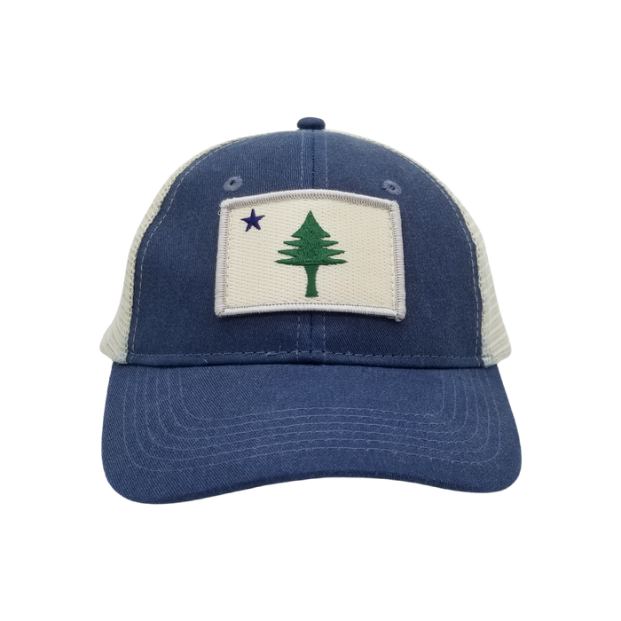 Maine Flag Patch Trucker Hat