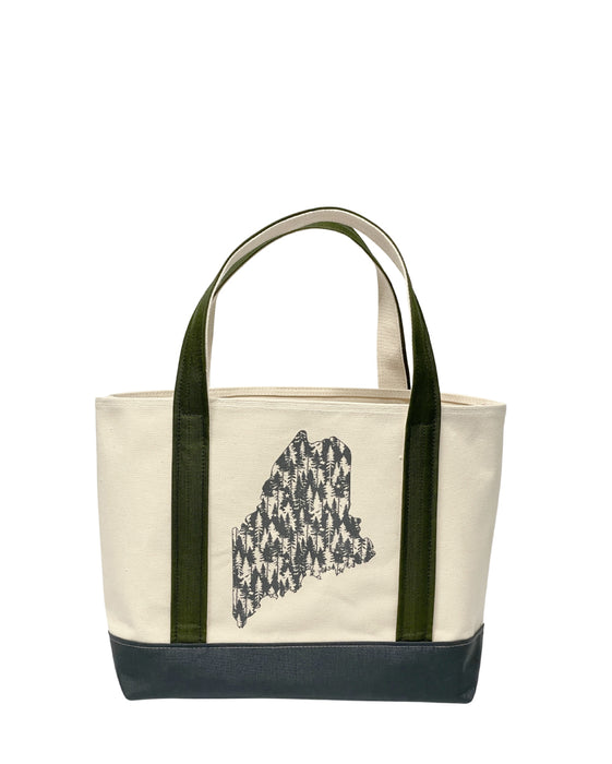 Pine State Small Tote - Moss