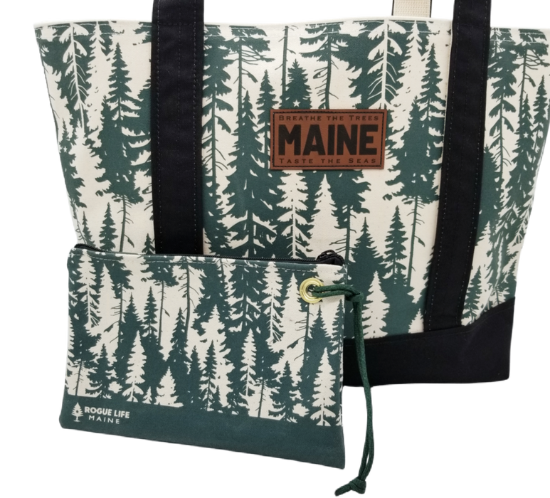 Breathe The Trees Large Tote Bag