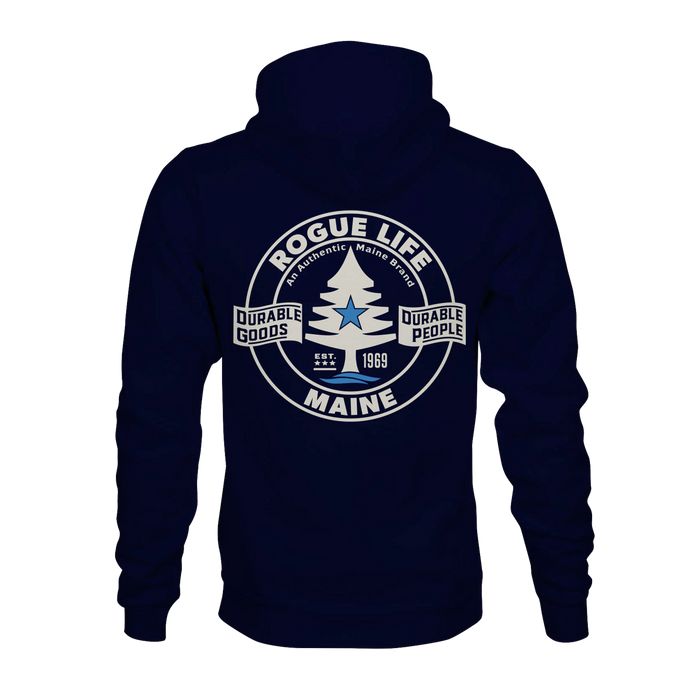 Durable People Navy Blue Hoodie