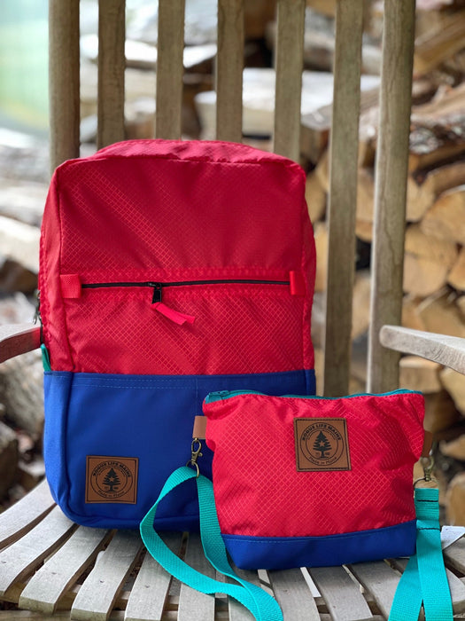 Diamond Benny Backpack 15L- Red Royal Blue