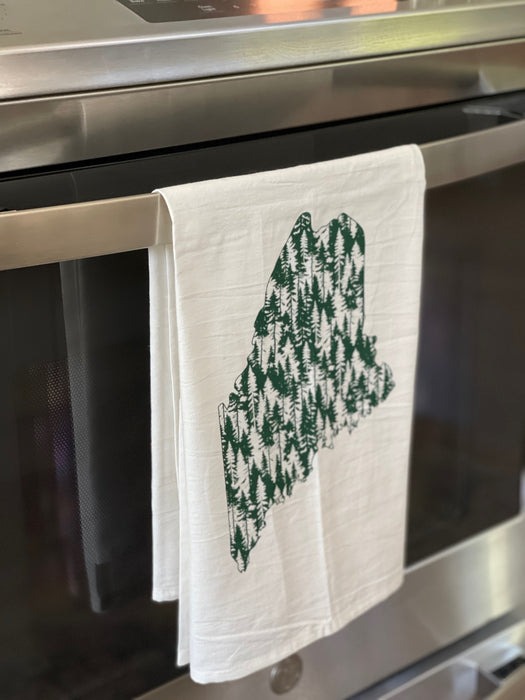 Rogue Life Maine Pine Tree State Tea Towel