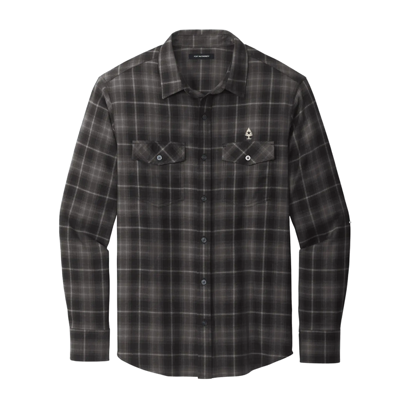 Mens Plaid Flannel Shirt Black — ROGUE LIFE MAINE